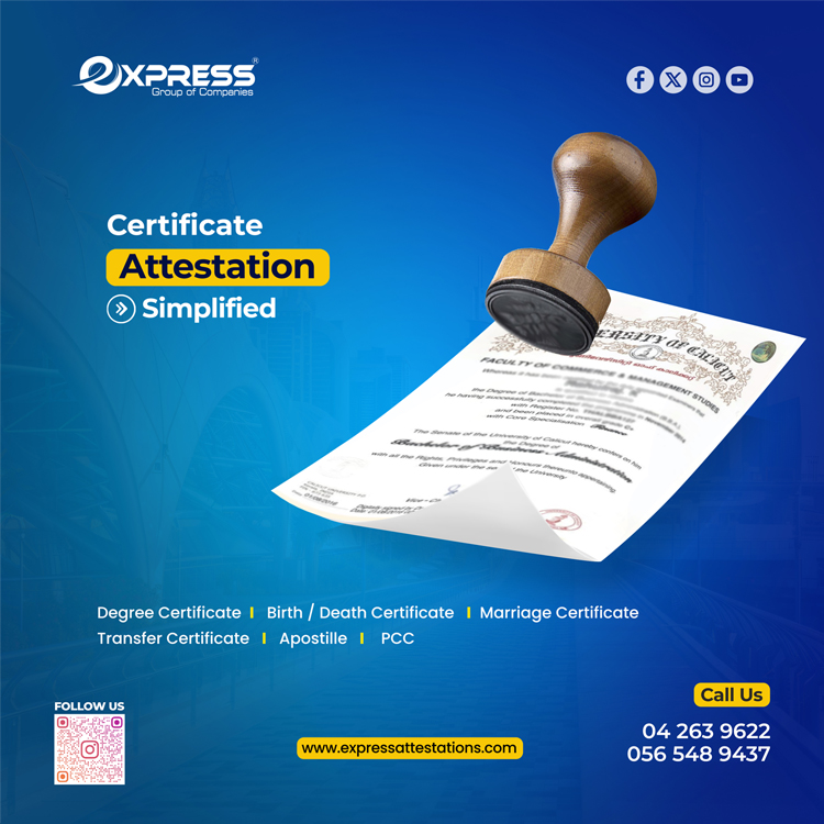 Certificate Attestation in Dubai UAE